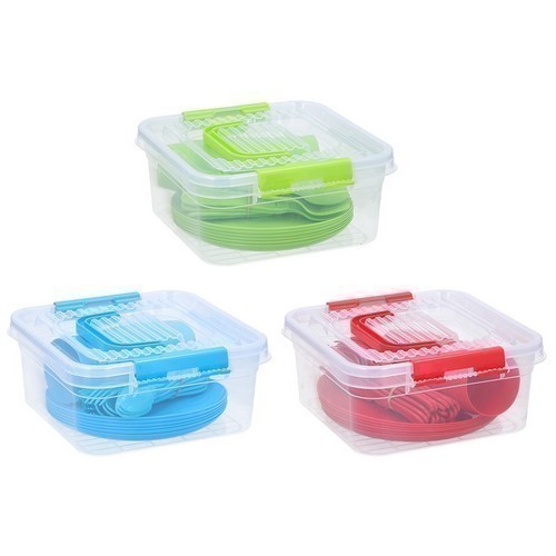 SET PICNIC 31 PIEZAS COLORES SURTIDOS